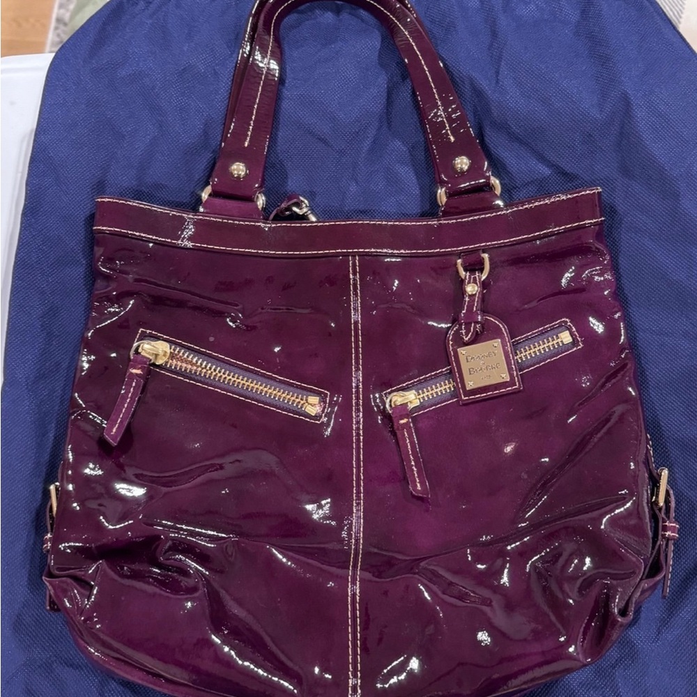 Purple Patent Leather Dooney & Bourke Tote
